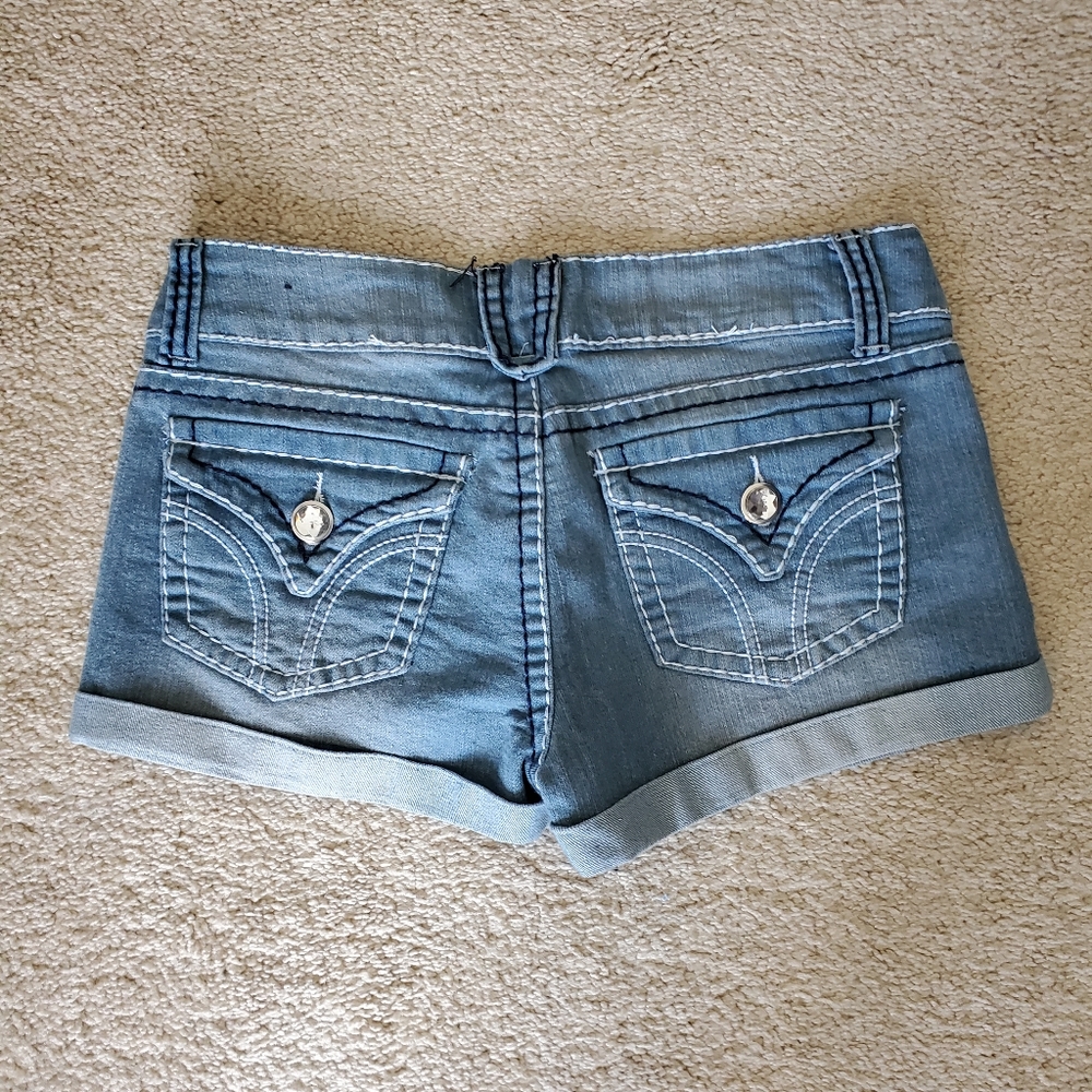 Denim shorts